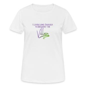 Villain (in hell) - Frauen T-Shirt atmungsaktiv - Weiß - Vorne - AI Model Female 172 dark (172cm)