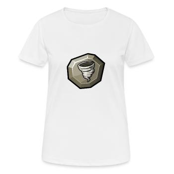 Élément: Vent - T-shirt respirant Femme - blanc - Devant - AI Model Female 172 dark (172cm)