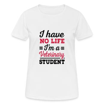 Tierarzt - Frauen T-Shirt atmungsaktiv - Weiß - Vorne - AI Model Female 172 dark (172cm)