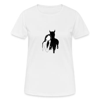Dance with the Devil - Women's Breathable T-Shirt - white - Front - AI Model Female 172 dark (172cm)