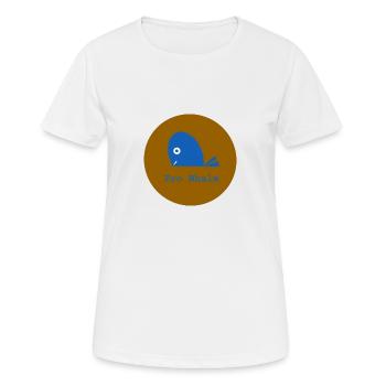 Pro Whale, Pro Wal, Pro Meer, Pro Ozean - Frauen T-Shirt atmungsaktiv - Weiß - Vorne - AI Model Female 172 dark (172cm)