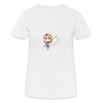 Jeanne d'Arc Marion - T-shirt respirant Femme - blanc - Devant - AI Model Female 172 dark (172cm)