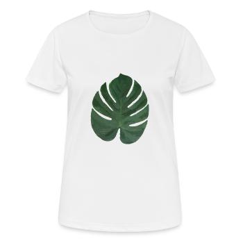 Exotic leaf - Women's Breathable T-Shirt - white - Front - AI Model Female 172 dark (172cm)