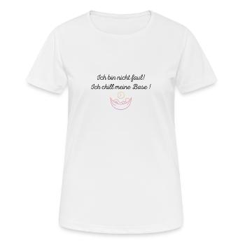 imageedit 20 2640035413 - Frauen T-Shirt atmungsaktiv - Weiß - Vorne - AI Model Female 172 dark (172cm)