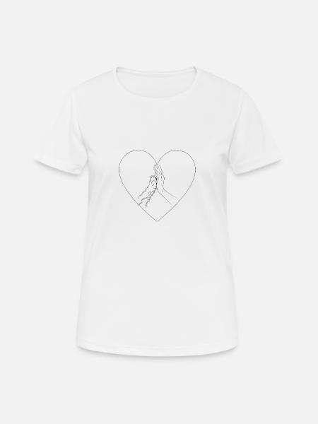 Humans and animals - Women's Breathable T-Shirt - white