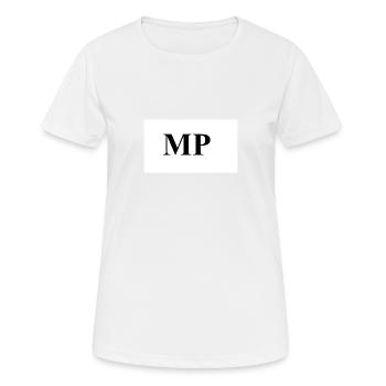 MP Diamond - Frauen T-Shirt atmungsaktiv - Weiß - Vorne - AI Model Female 172 dark (172cm)