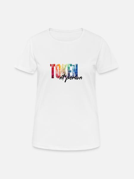 One is always neurotypical: the Token NT person! - Women's Breathable T-Shirt - white