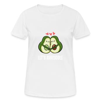 Let’s avocats couples et les amants poison - T-shirt respirant Femme - blanc - Devant - AI Model Female 172 dark (172cm)