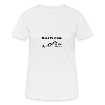 Mont Ventoux - T-shirt respirant Femme - blanc - Devant - AI Model Female 172 dark (172cm)