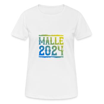 Malle 2024 - Women's Breathable T-Shirt - white - Front - AI Model Female 172 dark (172cm)