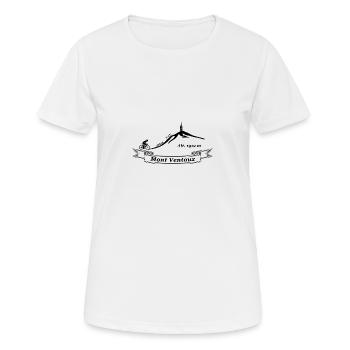 Mont Ventoux - T-shirt respirant Femme - blanc - Devant - AI Model Female 172 dark (172cm)