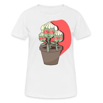 WEEDS - Women's Breathable T-Shirt - white - Front - AI Model Female 172 dark (172cm)