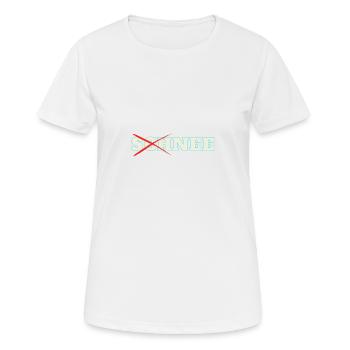Schnee - Frauen T-Shirt atmungsaktiv - Weiß - Vorne - AI Model Female 172 dark (172cm)