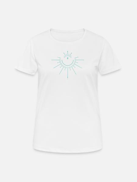 KRAFTSYMBOL S* - Frauen T-Shirt atmungsaktiv - Weiß