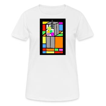 Elevator v Improved - Women's Breathable T-Shirt - white - Front - AI Model Female 172 dark (172cm)