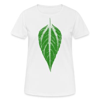 Leaf Jerusalem artichoke - Women's Breathable T-Shirt - white - Front - AI Model Female 172 dark (172cm)