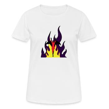 Hell - Devil - Women's Breathable T-Shirt - white - Front - AI Model Female 172 dark (172cm)