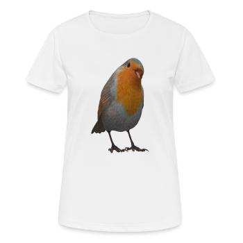 Rotkehlchen Design - T-shirt respirant Femme - blanc - Devant - AI Model Female 172 dark (172cm)
