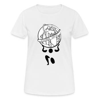 Stickman Empire - Women's Breathable T-Shirt - white - Front - AI Model Female 172 dark (172cm)
