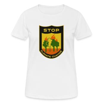 Stop - Women's Breathable T-Shirt - white - Front - AI Model Female 172 dark (172cm)
