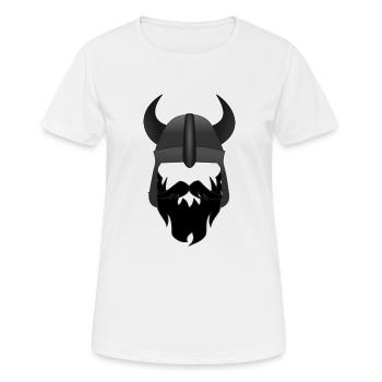 Wikinger - Frauen T-Shirt atmungsaktiv - Weiß - Vorne - AI Model Female 172 dark (172cm)