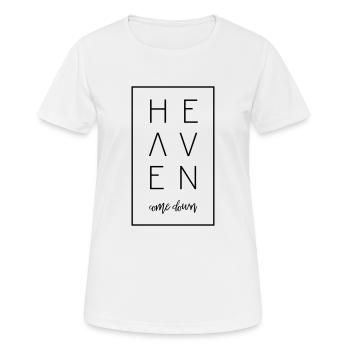 le ciel descend - T-shirt respirant Femme - blanc - Devant - AI Model Female 172 dark (172cm)