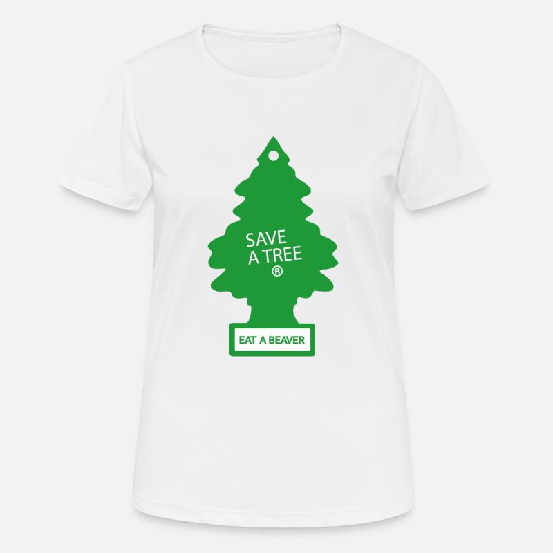 Save a tree - Women's Breathable T-Shirt - white
