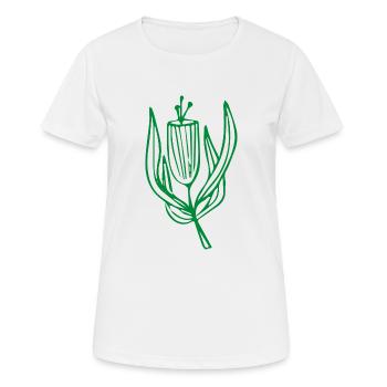 Flower Flower Plant - Women's Breathable T-Shirt - white - Front - AI Model Female 172 dark (172cm)