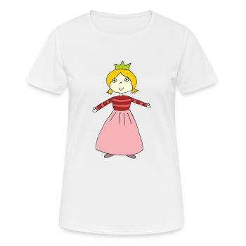 Little princess - Women's Breathable T-Shirt - white - Front - AI Model Female 172 dark (172cm)