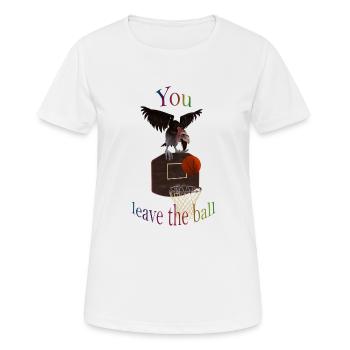 Vautour en colère - T-shirt respirant Femme - blanc - Devant - AI Model Female 172 dark (172cm)