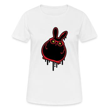 Lapin drôle de Pâques Lapin de Pâques - T-shirt respirant Femme - blanc - Devant - AI Model Female 172 dark (172cm)