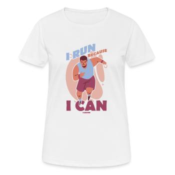 Courir - T-shirt respirant Femme - blanc - Devant - AI Model Female 172 dark (172cm)