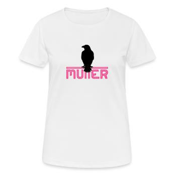 Rabenmutter - Women's Breathable T-Shirt - white - Front - AI Model Female 172 dark (172cm)