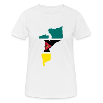 Mozambique - Women's Breathable T-Shirt - white - Front - AI Model Female 172 dark (172cm)