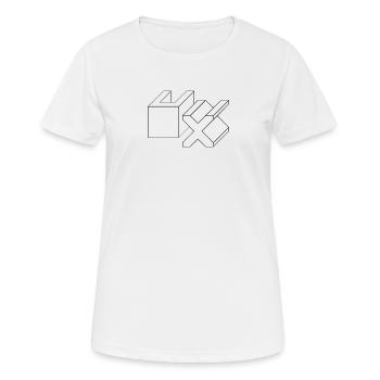 UX UI Designer Job | Geschenk für IT-Programmierer - Frauen T-Shirt atmungsaktiv - Weiß - Vorne - AI Model Female 172 dark (172cm)