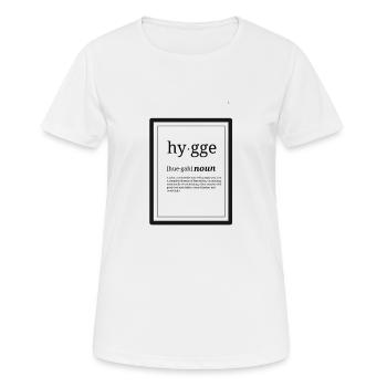 hygge - Women's Breathable T-Shirt - white - Front - AI Model Female 172 dark (172cm)