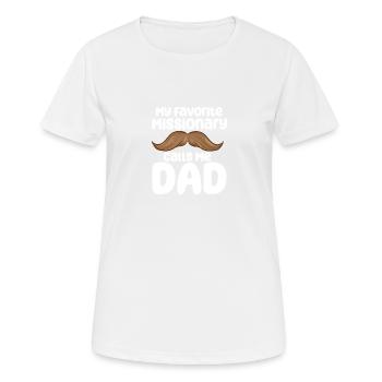 My Favorite Missionary Calls Me Dad - Frauen T-Shirt atmungsaktiv - Weiß - Vorne - AI Model Female 172 dark (172cm)