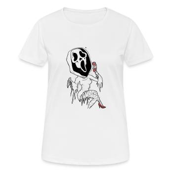 Call me maybe - Frauen T-Shirt atmungsaktiv - Weiß - Vorne - AI Model Female 172 dark (172cm)