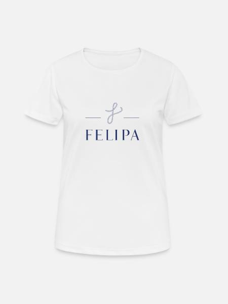 felipa Logo print - Women's Breathable T-Shirt - white