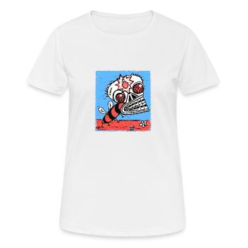 insect - Women's Breathable T-Shirt - white - Front - AI Model Female 172 dark (172cm)