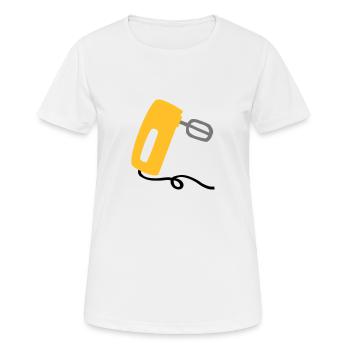Mixer - Women's Breathable T-Shirt - white - Front - AI Model Female 172 dark (172cm)