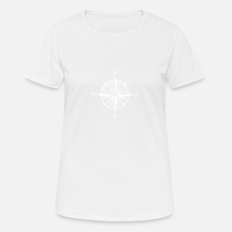 compass - Women's Breathable T-Shirt - white