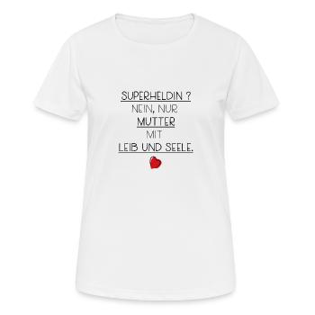 Mama Mutter Geschenk Muttertag Familie Liebe - Frauen T-Shirt atmungsaktiv - Weiß - Vorne - AI Model Female 172 dark (172cm)