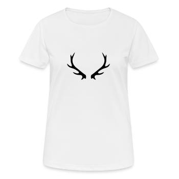 antler - Women's Breathable T-Shirt - white - Front - AI Model Female 172 dark (172cm)