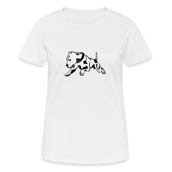 Pit Bull - Women's Breathable T-Shirt - white - Front - AI Model Female 172 dark (172cm)