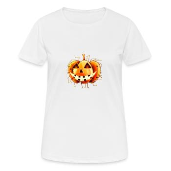 Laughing Pumpkin - Women's Breathable T-Shirt - white - Front - AI Model Female 172 dark (172cm)