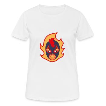 Garçon de boule de feu - T-shirt respirant Femme - blanc - Devant - AI Model Female 172 dark (172cm)