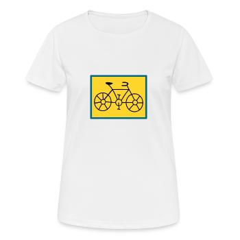 BIKE. BIKE - Women's Breathable T-Shirt - white - Front - AI Model Female 172 dark (172cm)