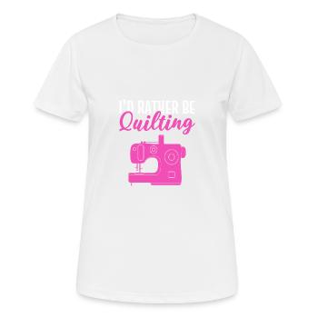 Eher quilten Couturier Gift - Frauen T-Shirt atmungsaktiv - Weiß - Vorne - AI Model Female 172 dark (172cm)
