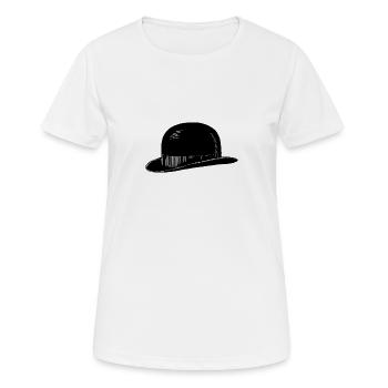 Melon Hat - Women's Breathable T-Shirt - white - Front - AI Model Female 172 dark (172cm)